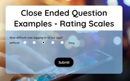 Close Ended Questions Definition Types Examples