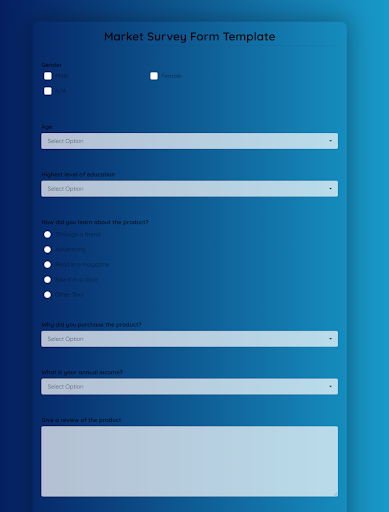 market-survey-form