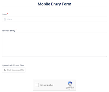 Mobile Form